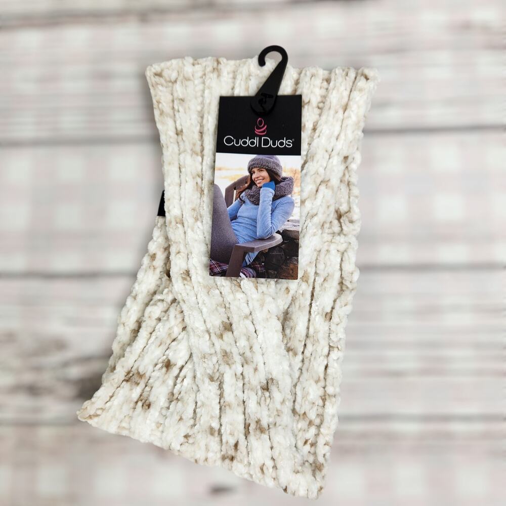 Cuddl Duds Knit Oatmeal Headband One Size Winter Cozy Fall